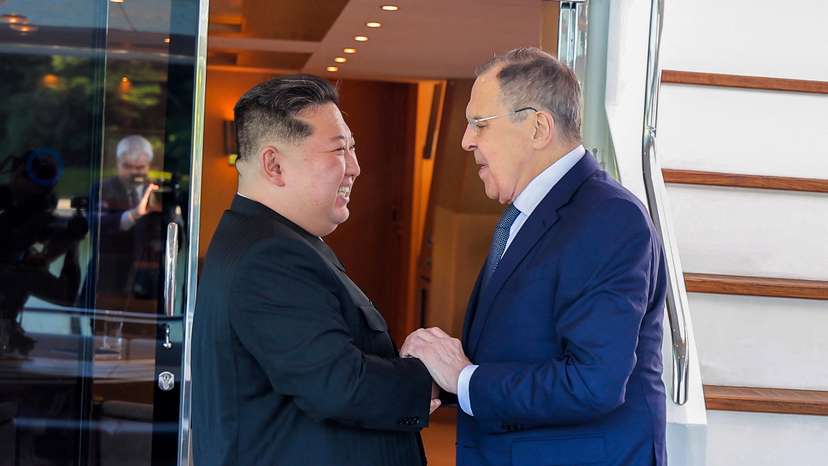 Russian Foreign Minister Sergei Lavrov visits North Korea