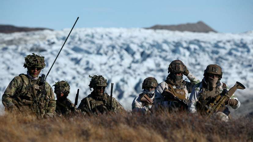 FILE PHOTO: Military drills in Greenland