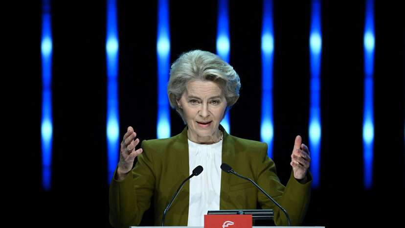 Germany's Chancellor Scholz, Norway's PM Store and European Commission President von der Leyen visit Hannover Messe