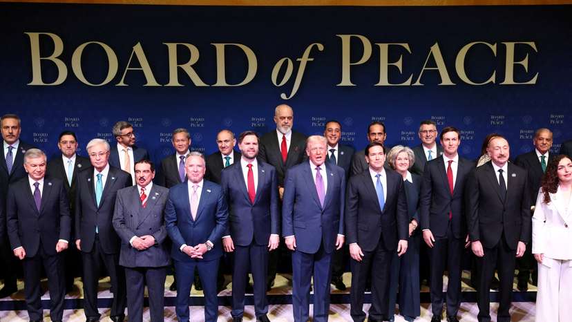 Inaugural meeting of the Board of Peace, in Washington