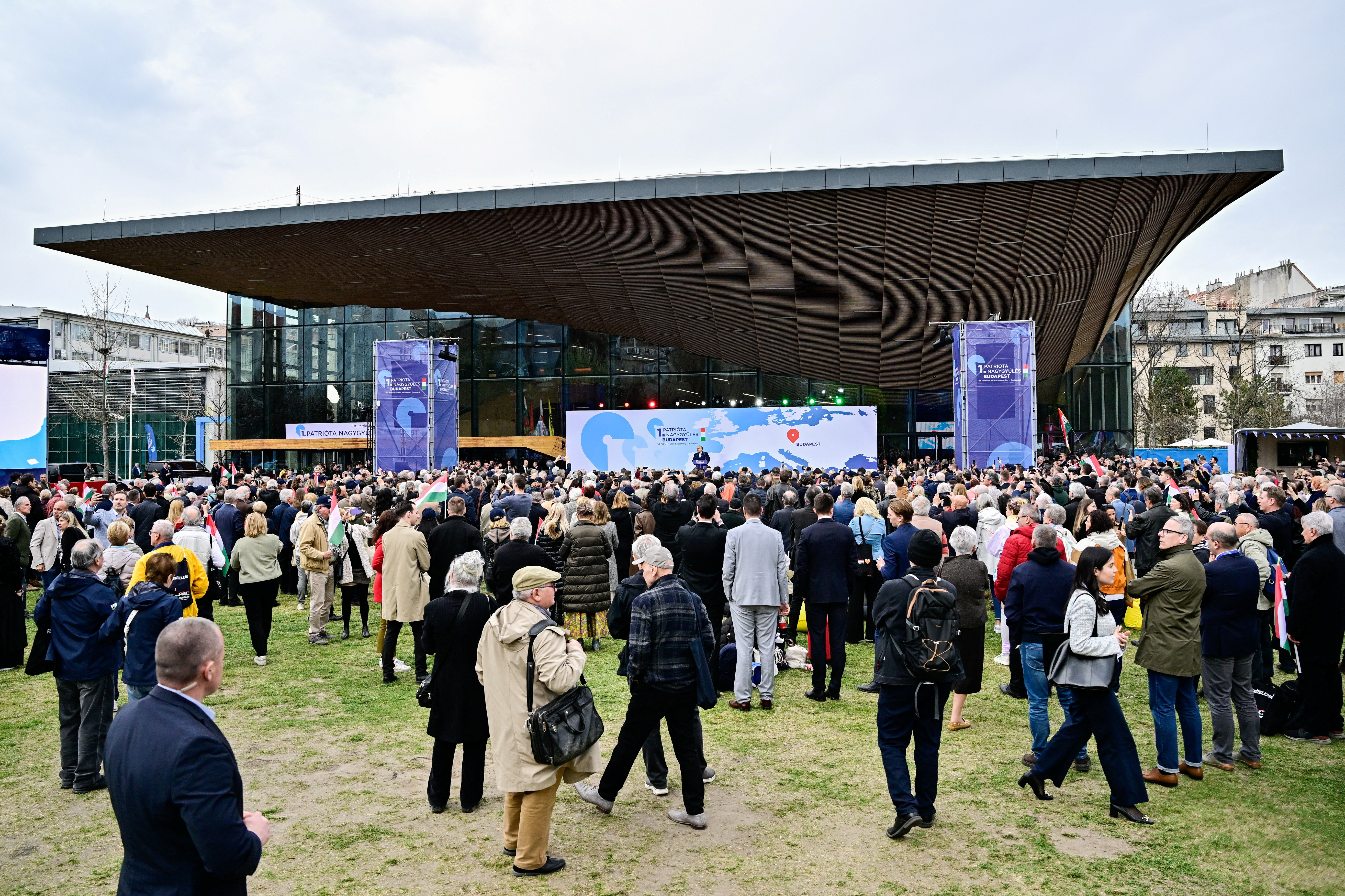 So-called "Patriots' Grand Assembly" of nationalist groups from Europe, in Budapest