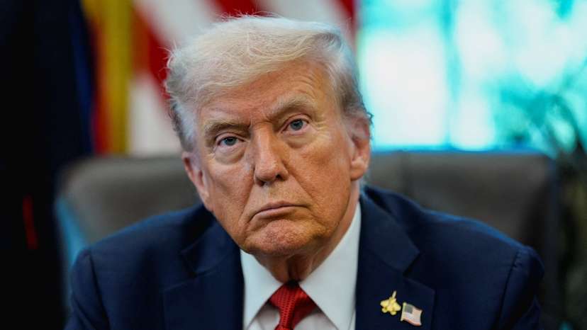U.S. President Donald Trump attends an event at the White House