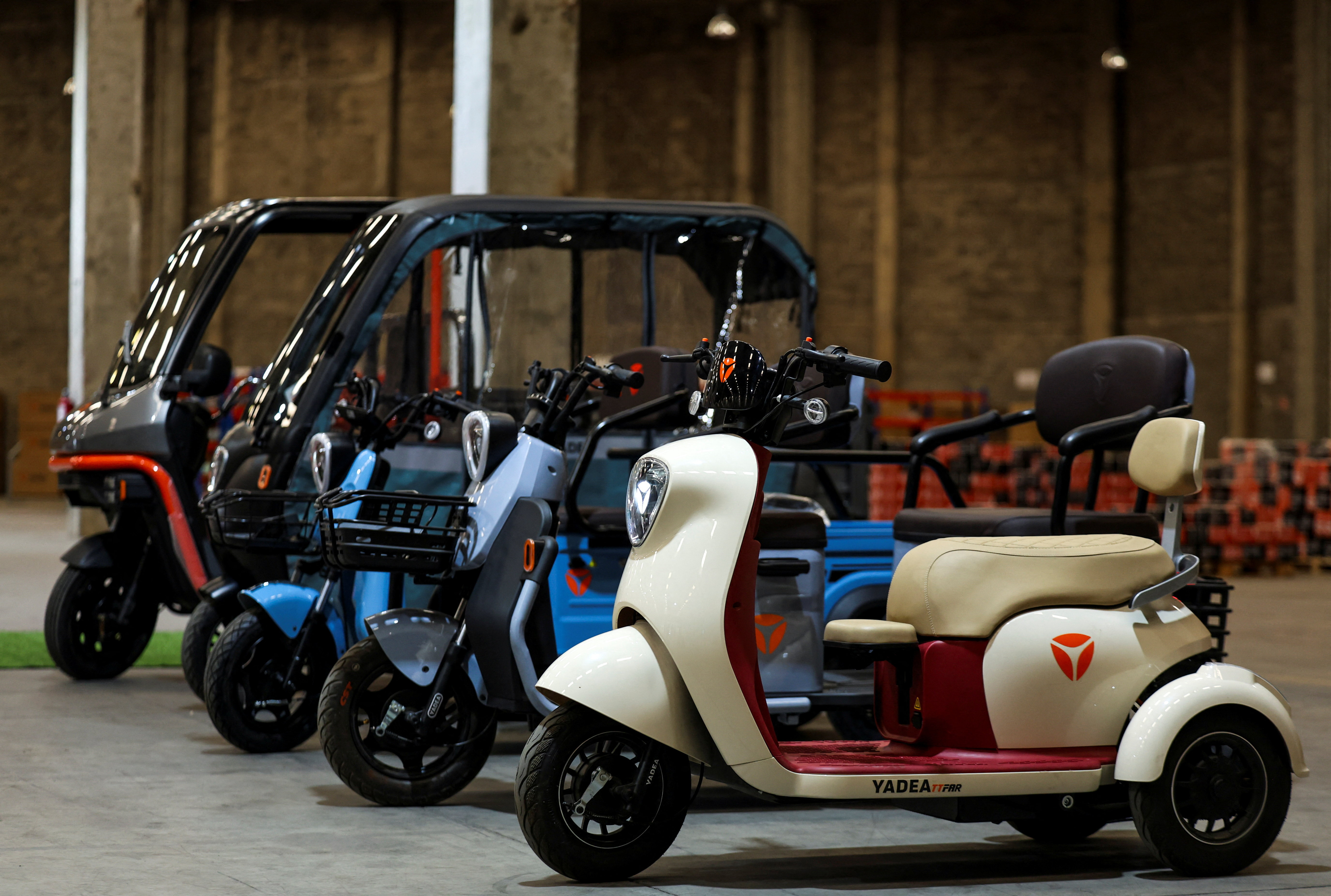 Visit to the plant of Chinese electric two-wheeler giant Yadea, in Ocoyoacac