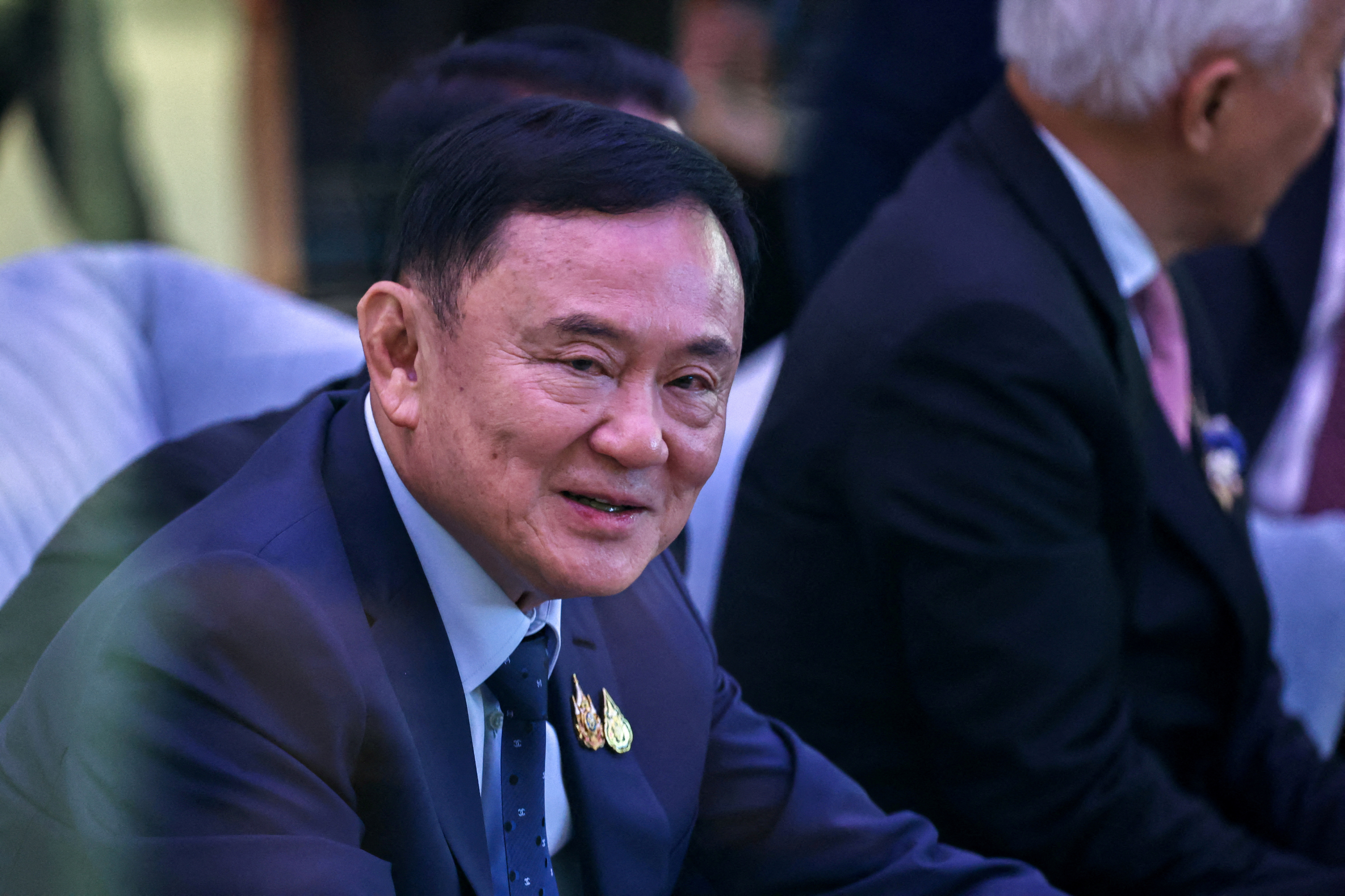 FILE PHOTO: Former Thailand PM Shinawatra attends "Vision for Thailand" in Bangkok
