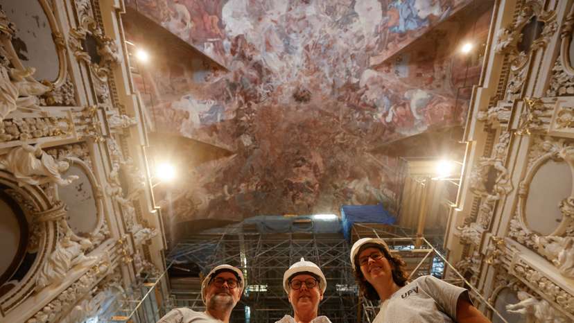 Microorganisms are being used in the restoration work at a Valencia church