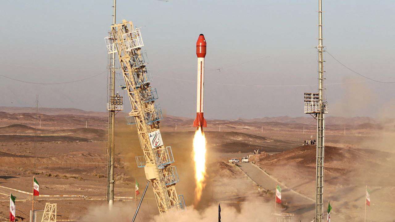Iran launches biological capsule through "Salman" Rocket at an undisclosed location