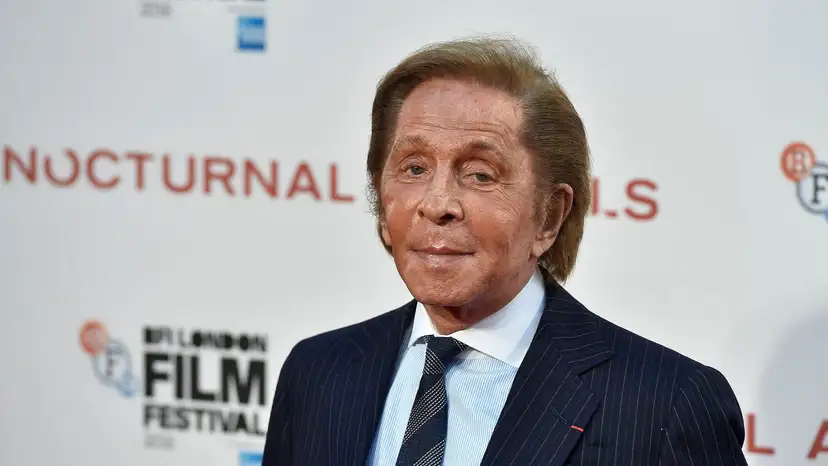 FILE PHOTO: Designer Valentino Garavani poses as he arrives for the gala screening of the film "Nocturnal Animals" during the 60th BFI London Film Festival at Leicester Square in London