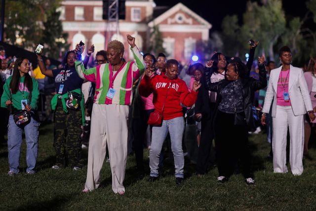 2024 U.S. Presidential Election Night, at Howard University, in Washington