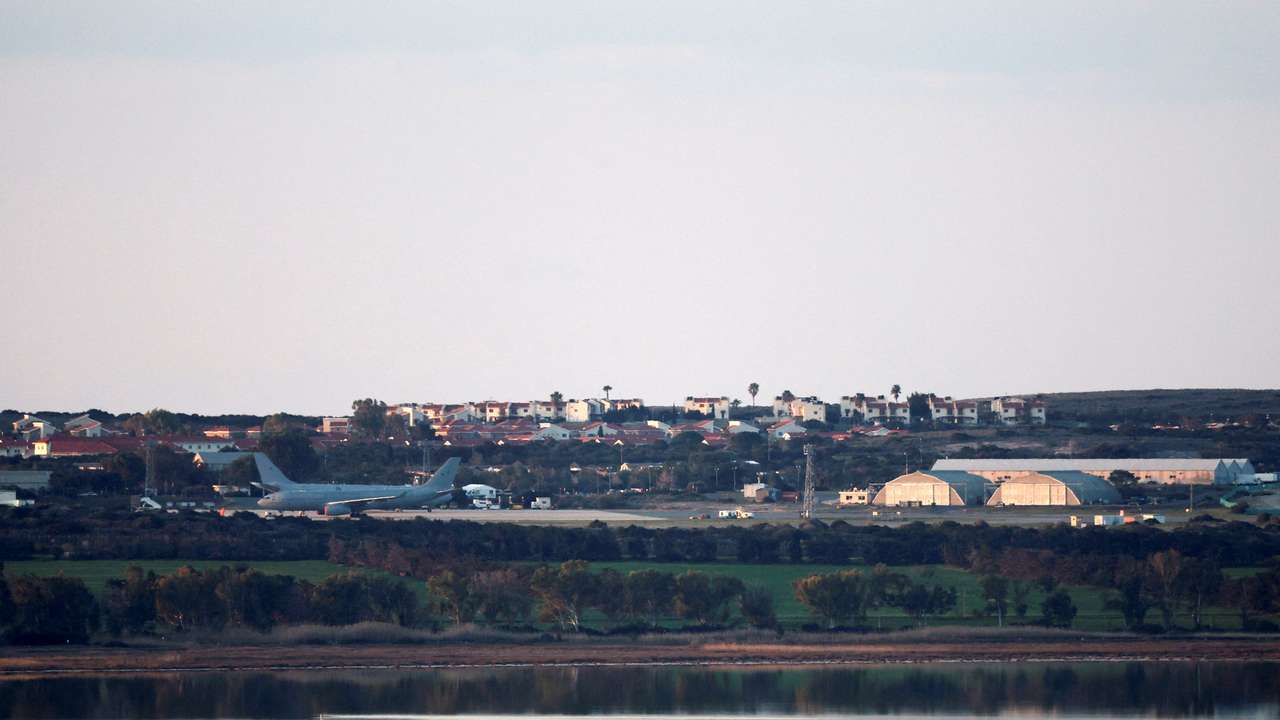 RAF Akrotiri, a British sovereign base in Cyprus that was hit by a drone early Monday, causing limited damage