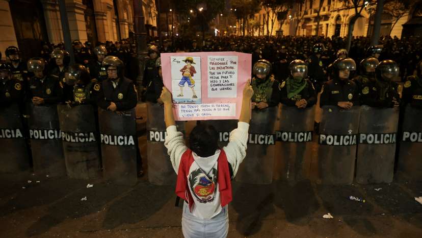 Protest against the government of Peru's President Dina Boluarte