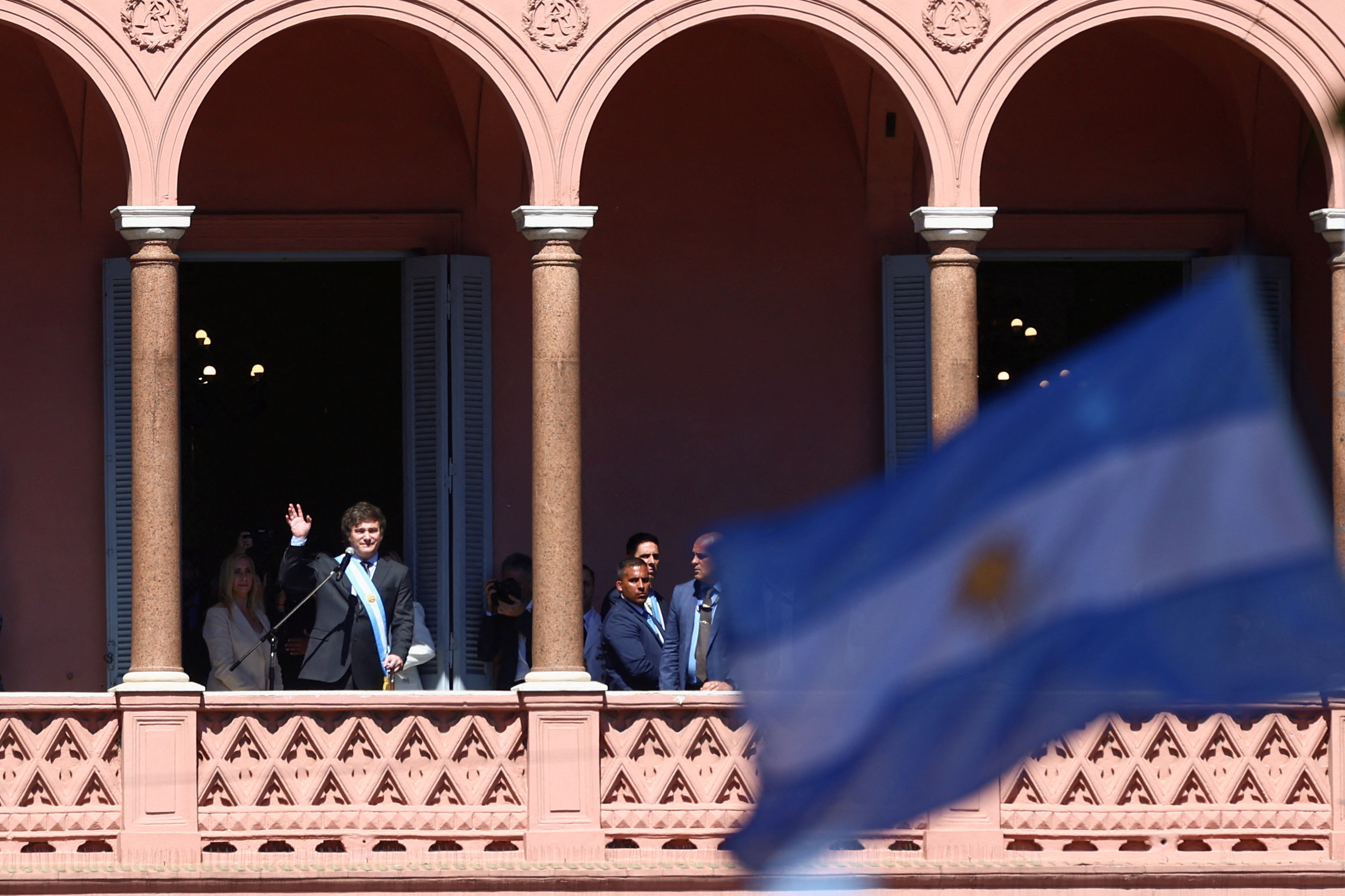 President-elect Milei's swearing-in ceremony, in Buenos Aires