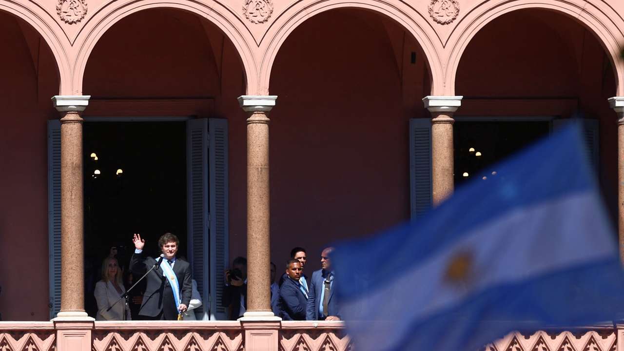 President-elect Milei's swearing-in ceremony, in Buenos Aires