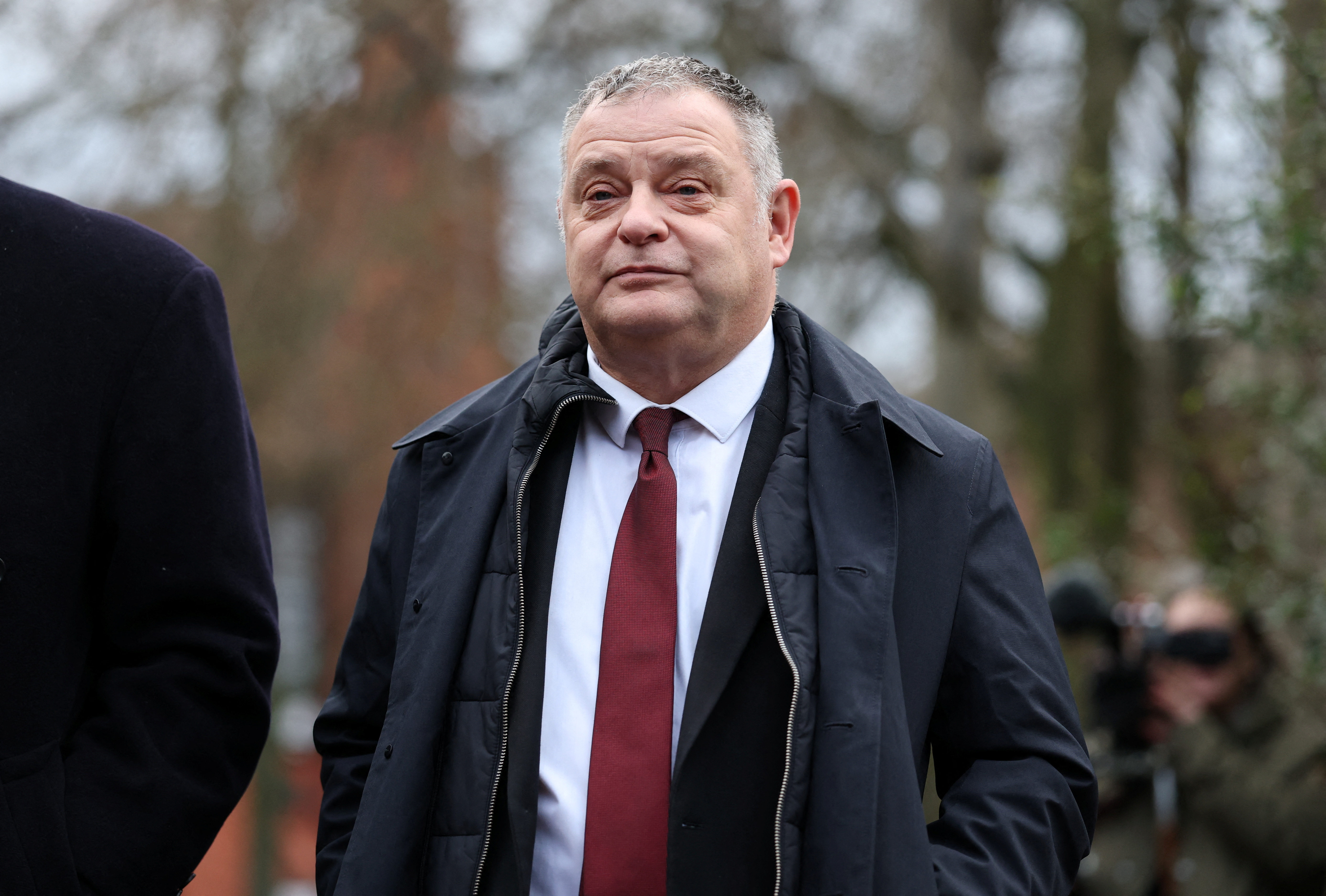 Suspended Labour MP Mike Amesbury attends court for assault charge, in Chester