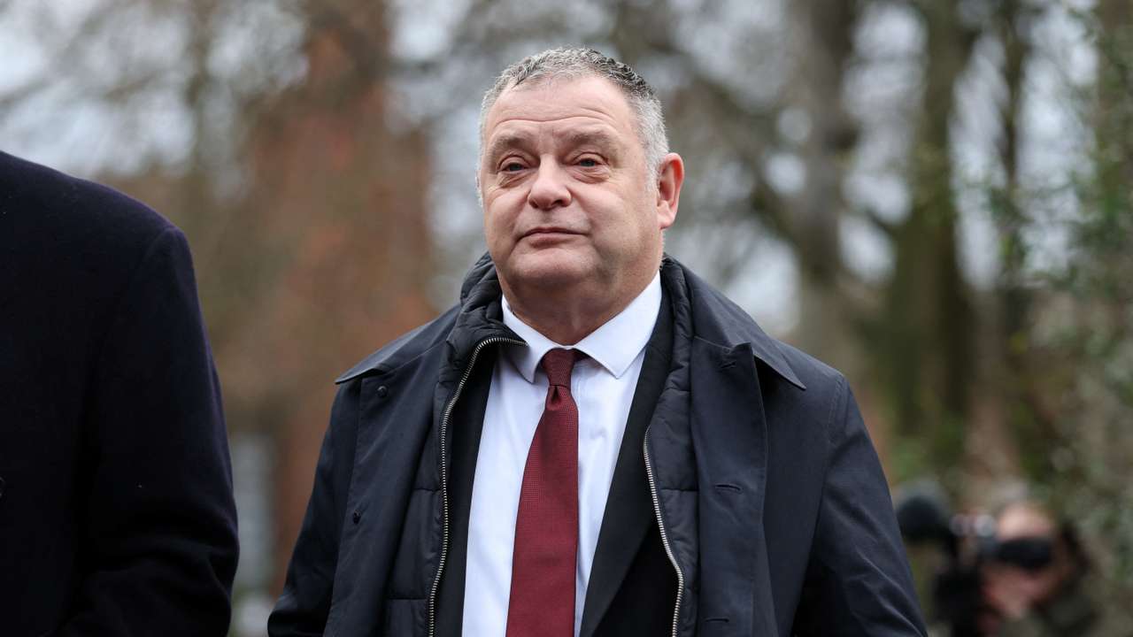 Suspended Labour MP Mike Amesbury attends court for assault charge, in Chester