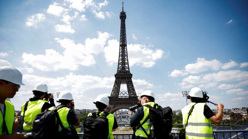 Paris 2024 Olympic venues near Eiffel Tower