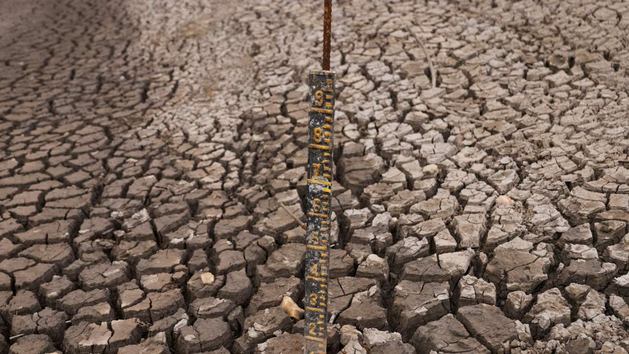 FILE PHOTO: Drought in the San Rafael reservoir in La Calera