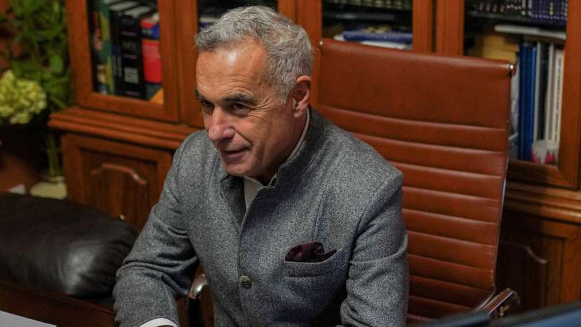FILE PHOTO: Romanian independent far-right presidential candidate Calin Georgescu
