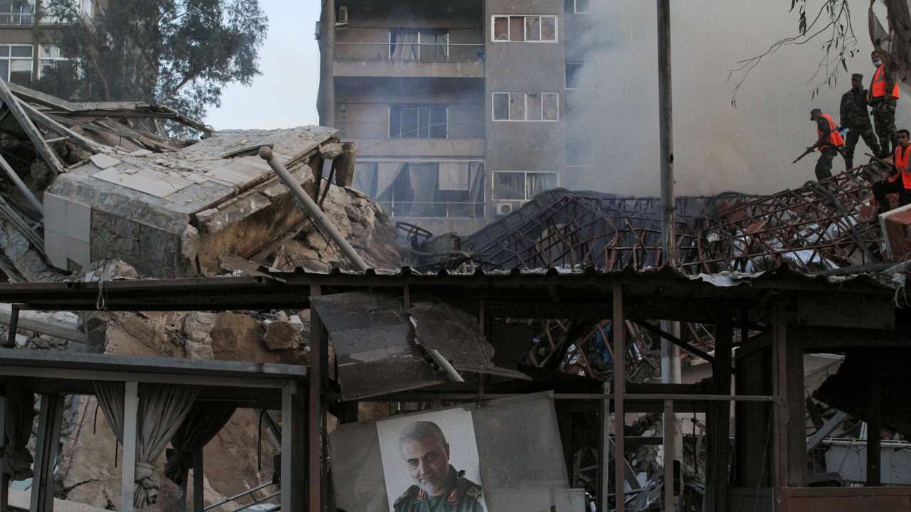 Iranian consulate in Damascus flattened in suspected Israeli air strike