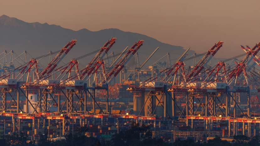 The Long Beach Container Terminal