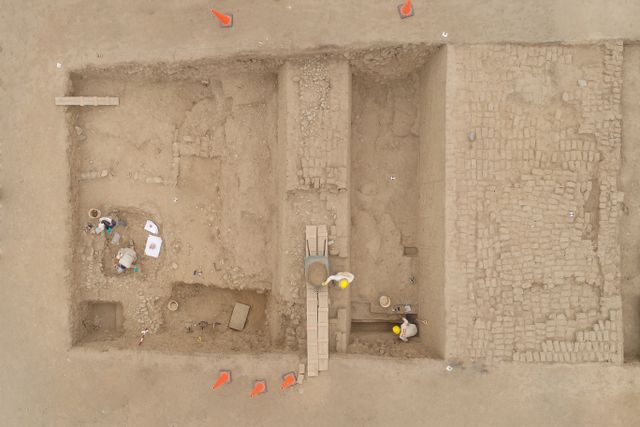 Peruvian archaeologists find the remains of wealthy pre-Inca people at ancient capital, in Trujillo