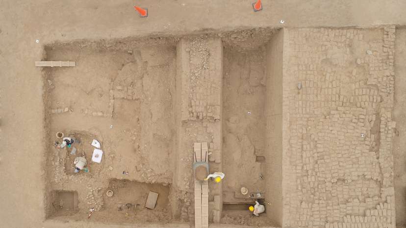 Peruvian archaeologists find the remains of wealthy pre-Inca people at ancient capital, in Trujillo