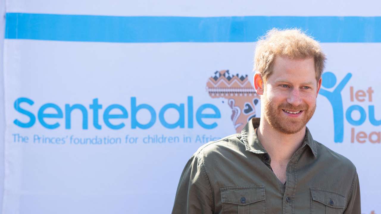 FILE PHOTO: Prince Harry takes part in Commonwealth activities in Botswana