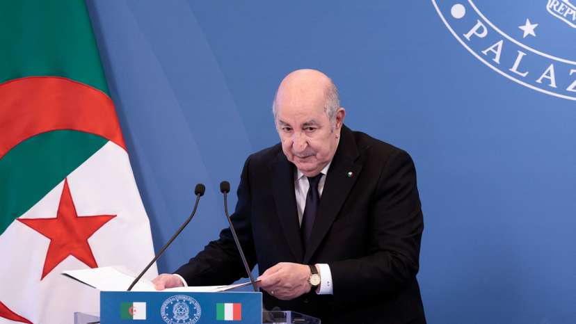 Italian PM Meloni meets Algerian President Tebboune at Italy-Algeria summit, in Rome