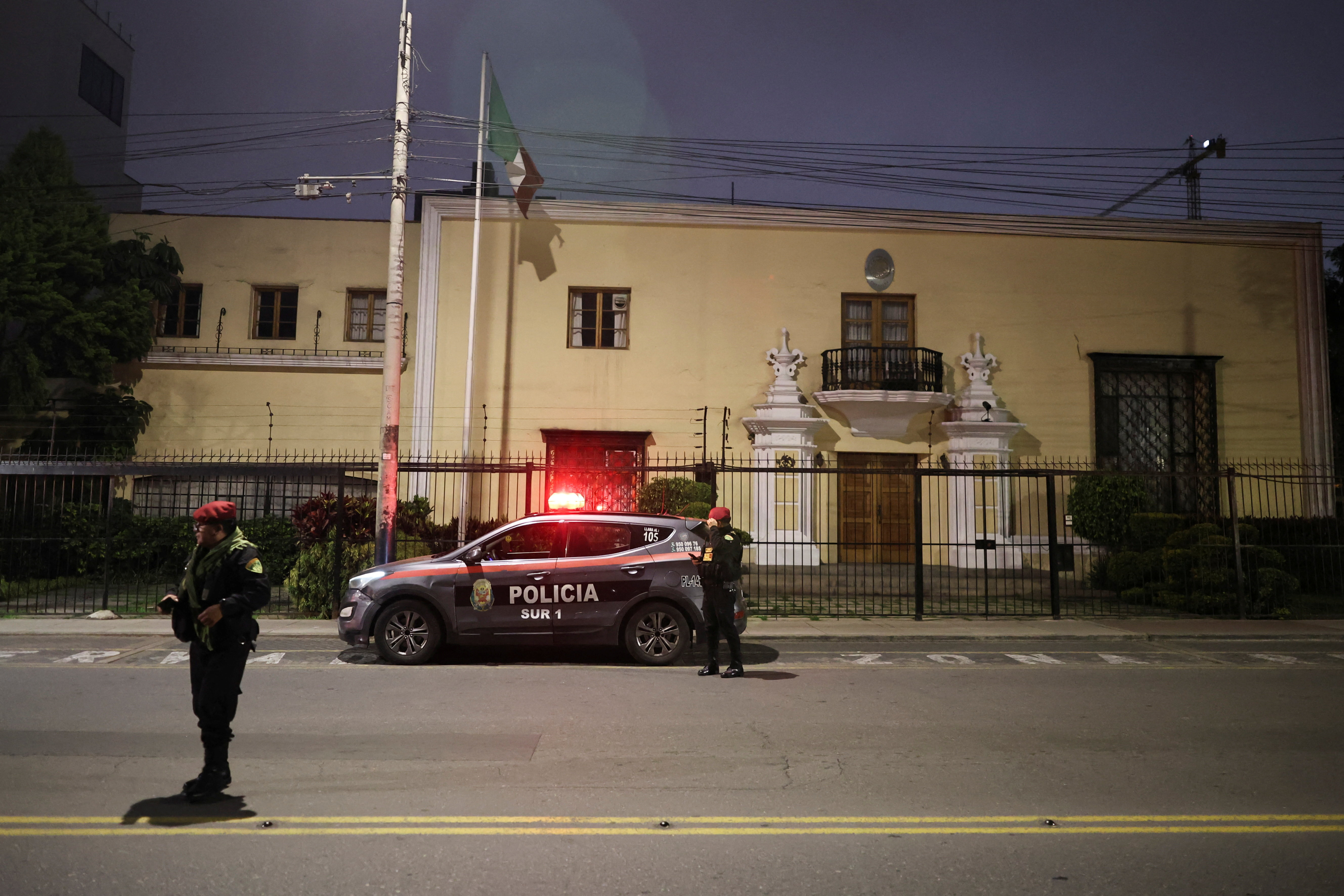 Peru breaks off diplomatic relations with Mexico after ex-PM flees to Mexican embassy