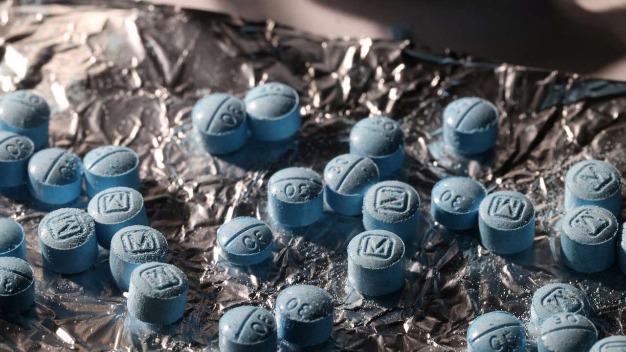FILE PHOTO: Fentanyl precursors at Reuters' office in New York City