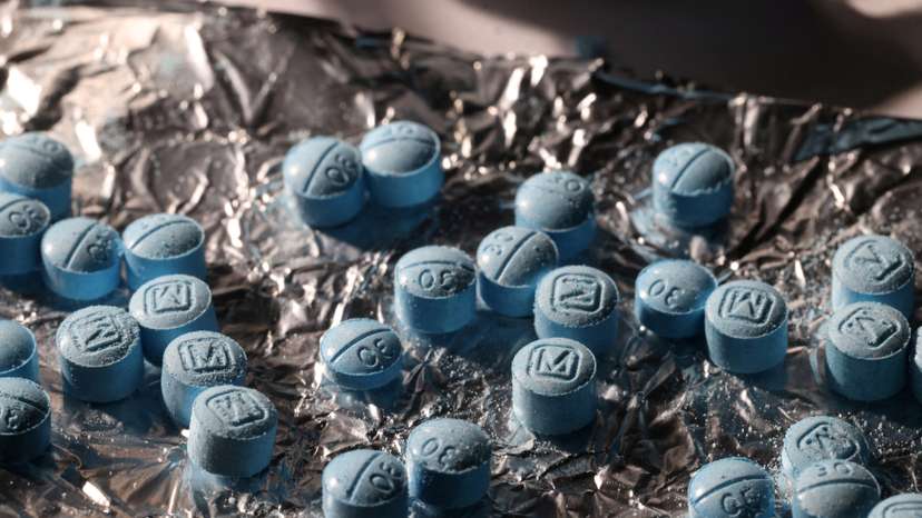 FILE PHOTO: Fentanyl precursors at Reuters' office in New York City