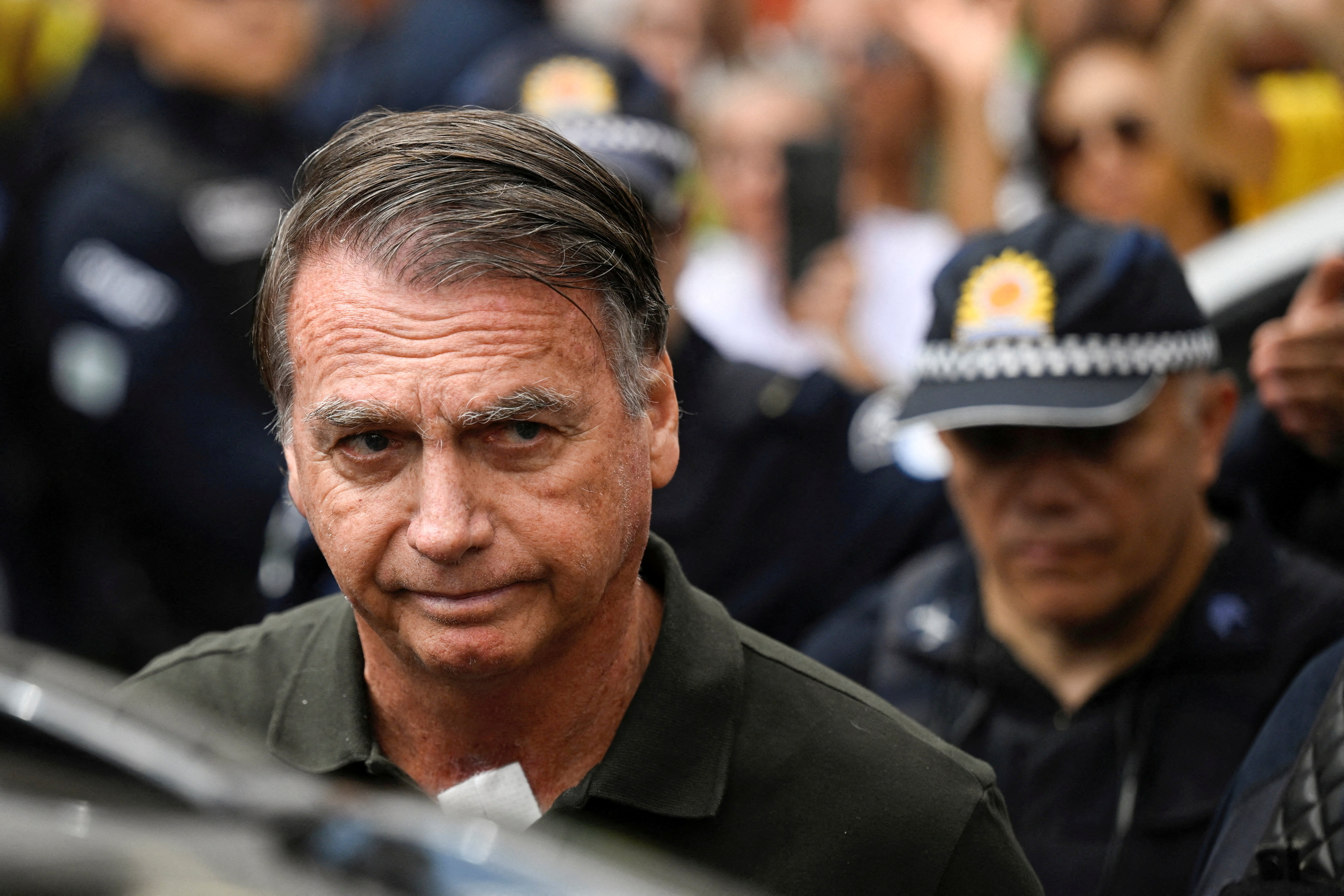 FILE PHOTO: Former Brazilian President Bolsonaro to undergo skin surgery, in Brasilia