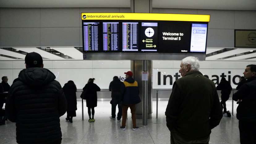 Terminal 5 at Heathrow Airport in London