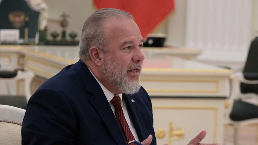 Russian President Vladimir Putin meets with Cuban Prime Minister Manuel Marrero Cruz in Moscow