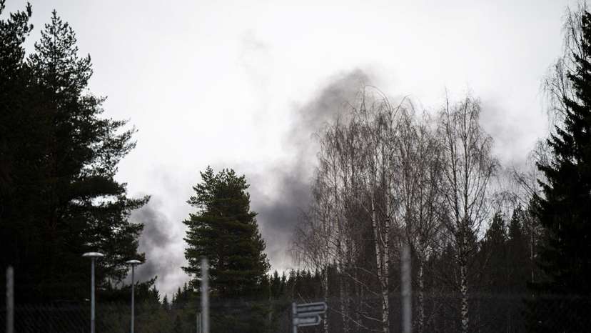F/A-18 Hornet crashed in Rovaniemi, Finnish Lapland