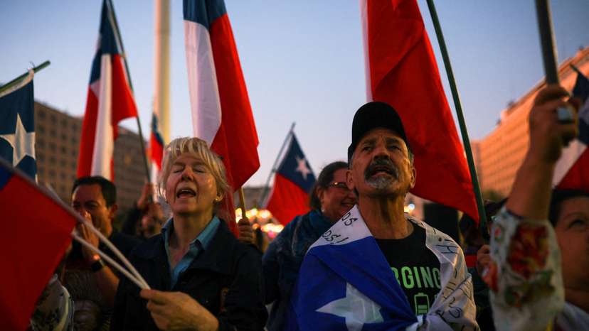 FILE PHOTO: Polls open as Chile holds second constitution vote