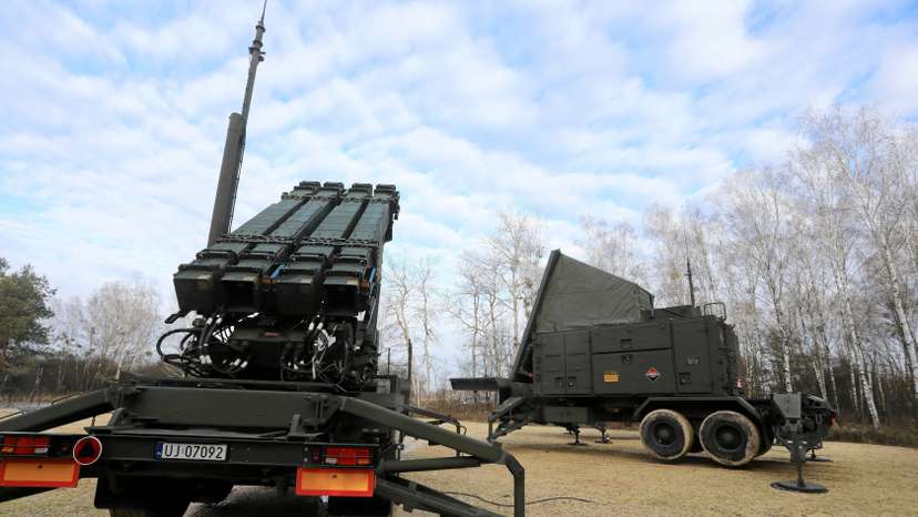 FILE PHOTO: Patriot air-defence system in Poland reaches its initial operational readiness at the military base in Sochaczew