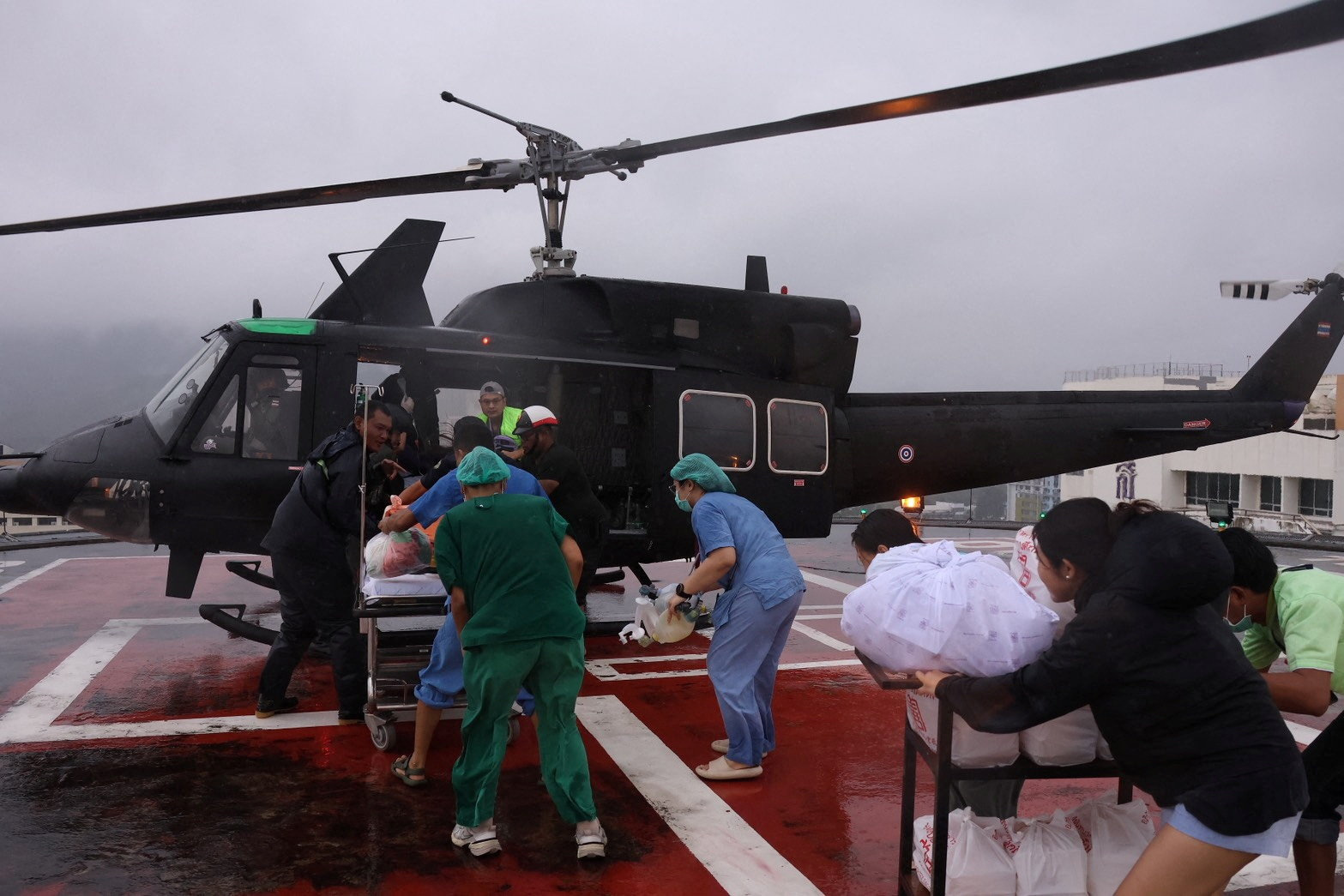 Heavy flooding in southern Thailand