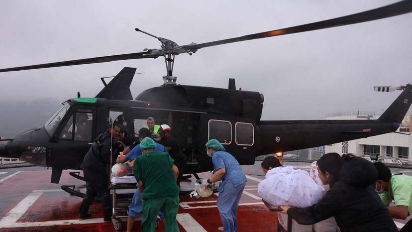 Heavy flooding in southern Thailand