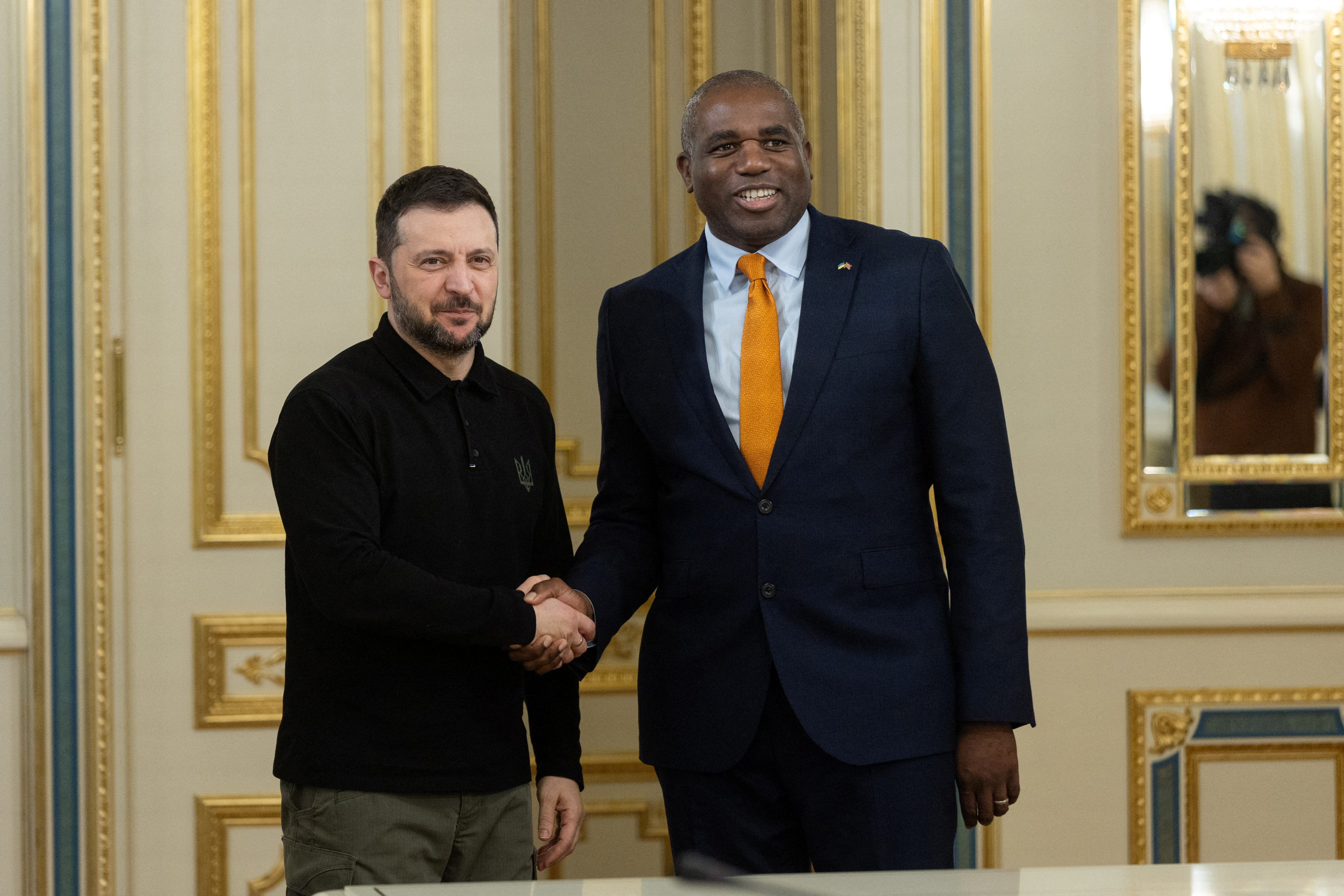 British Foreign Secretary Lammy visits Kyiv