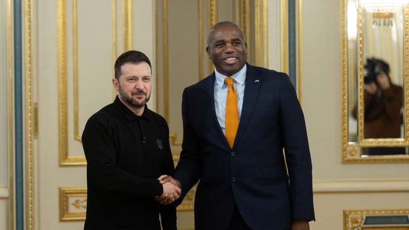 British Foreign Secretary Lammy visits Kyiv