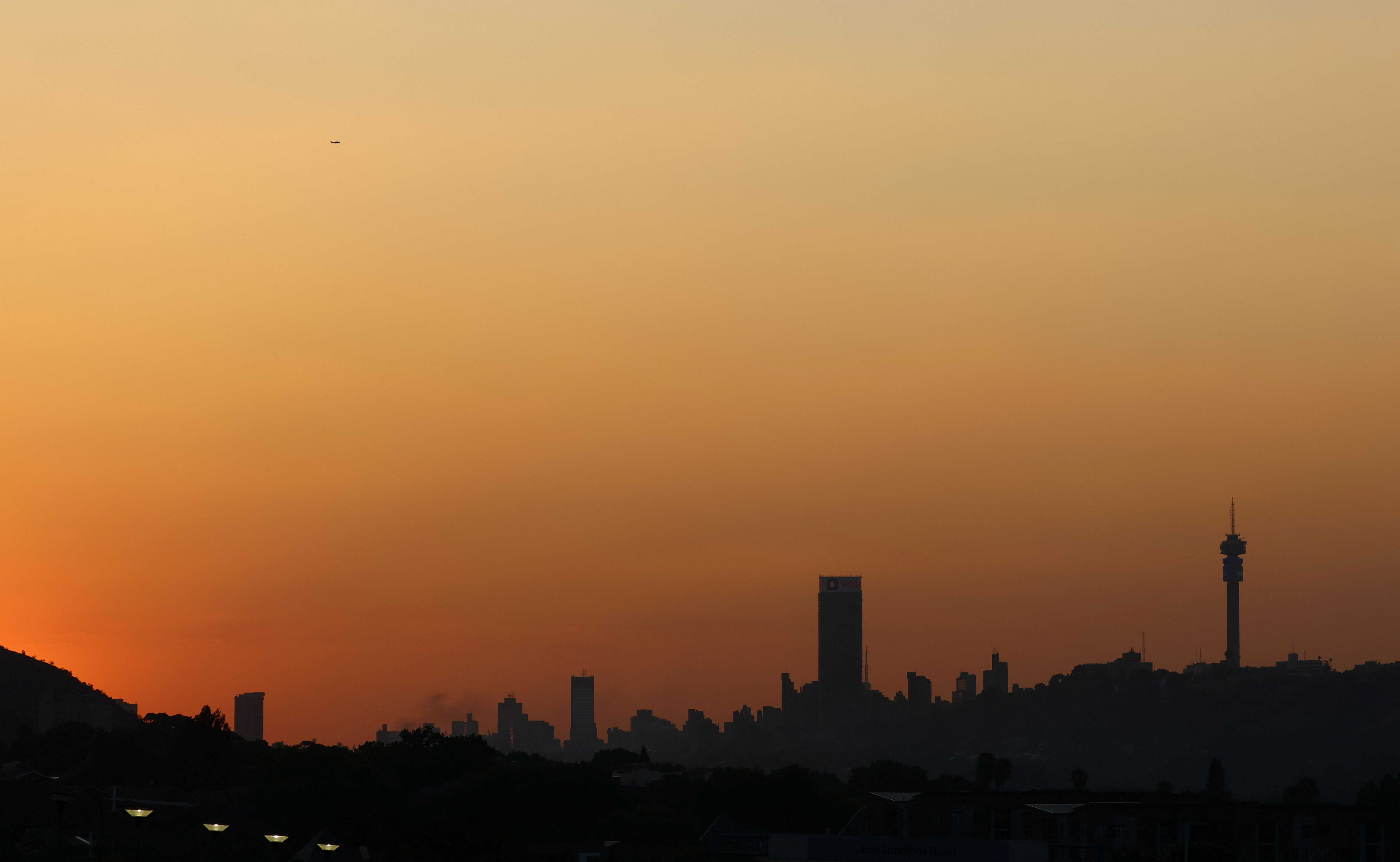 View of Johannesburg's skyline