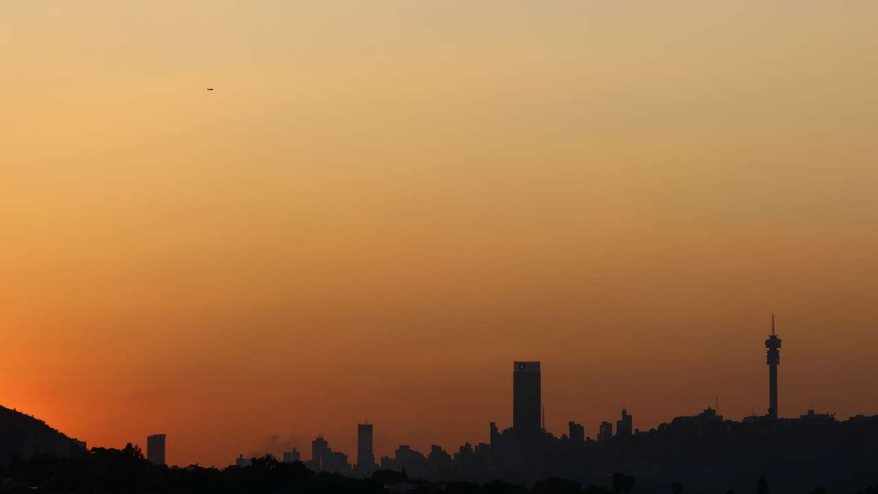 View of Johannesburg's skyline