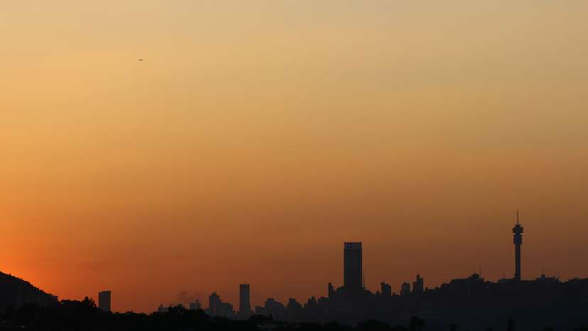 View of Johannesburg's skyline