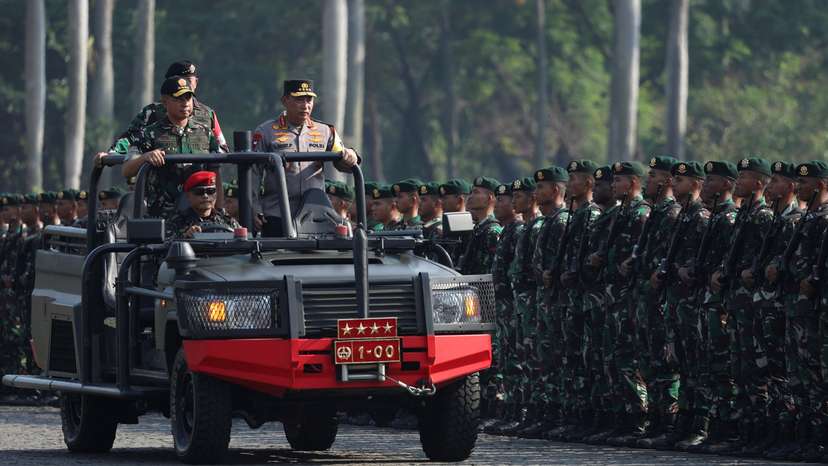 Security preparation before the Inauguration of President-elect Prabowo Subianto and Vice President-elect Gibran Rakabuming Raka in Jakarta