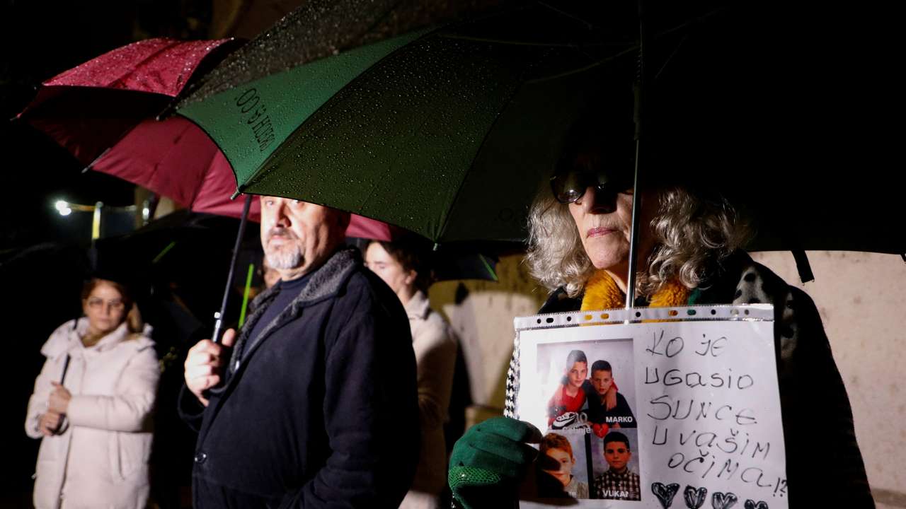 Protests after mass shooting in Podgorica