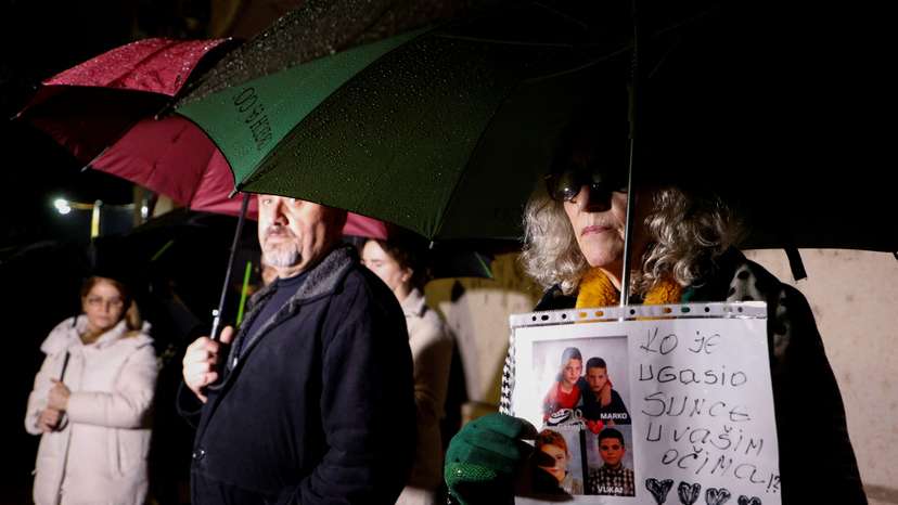 Protests after mass shooting in Podgorica
