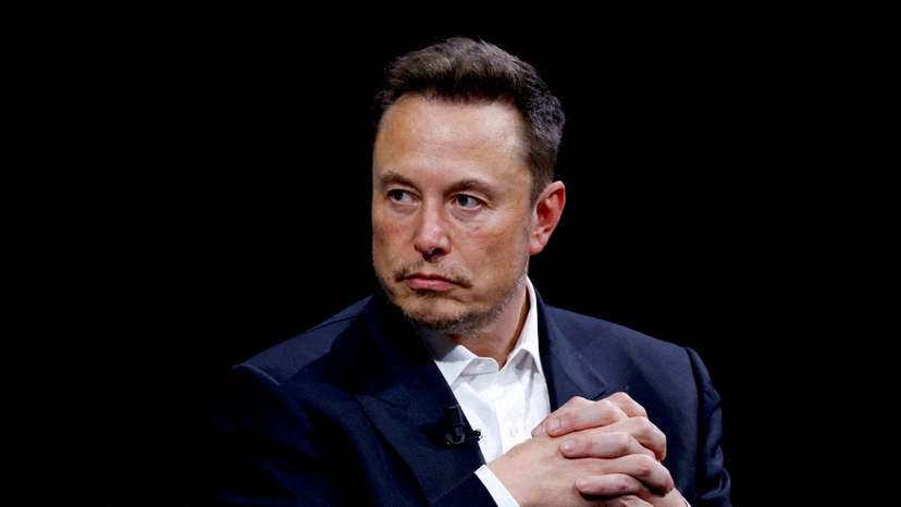 FILE PHOTO: Tesla CEO and xAI owner Elon Musk in Paris