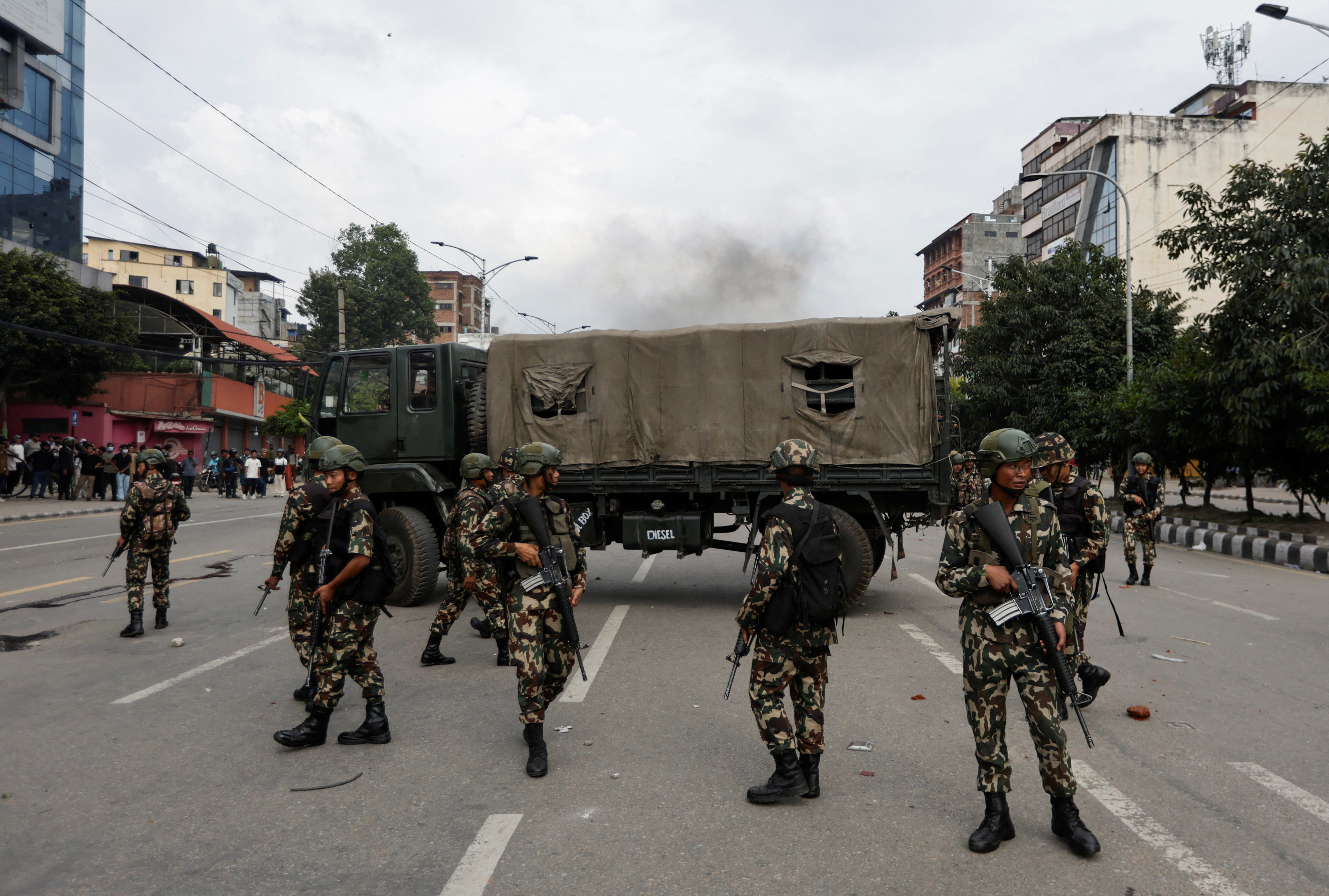 Protest against corruption and government’s decision to block several social media platforms, in Kathmandu