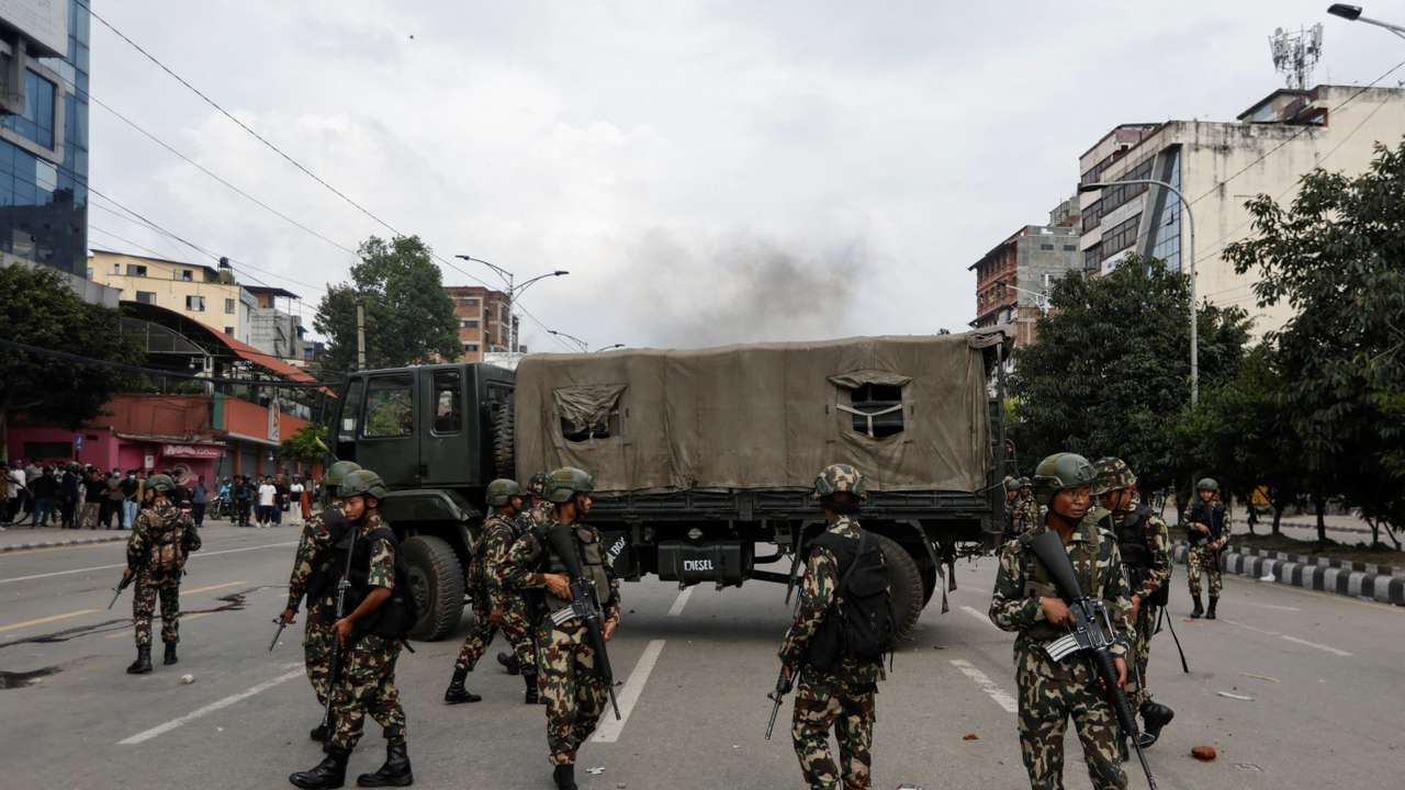 Protest against corruption and government’s decision to block several social media platforms, in Kathmandu