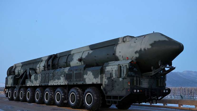 FILE PHOTO: Hwasong-18 intercontinental ballistic missile launch drill